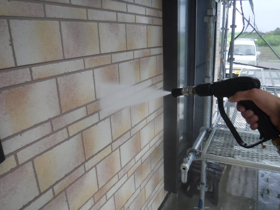 長生郡長生村で外壁塗装工事が着工です！