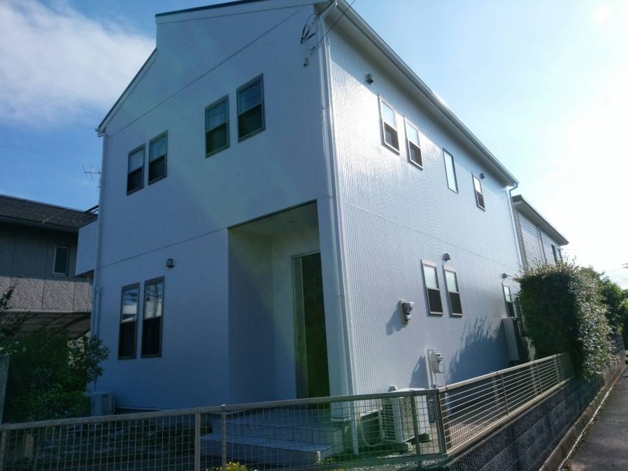 茂原市中の島町で外壁・屋根塗装工事が完工です。