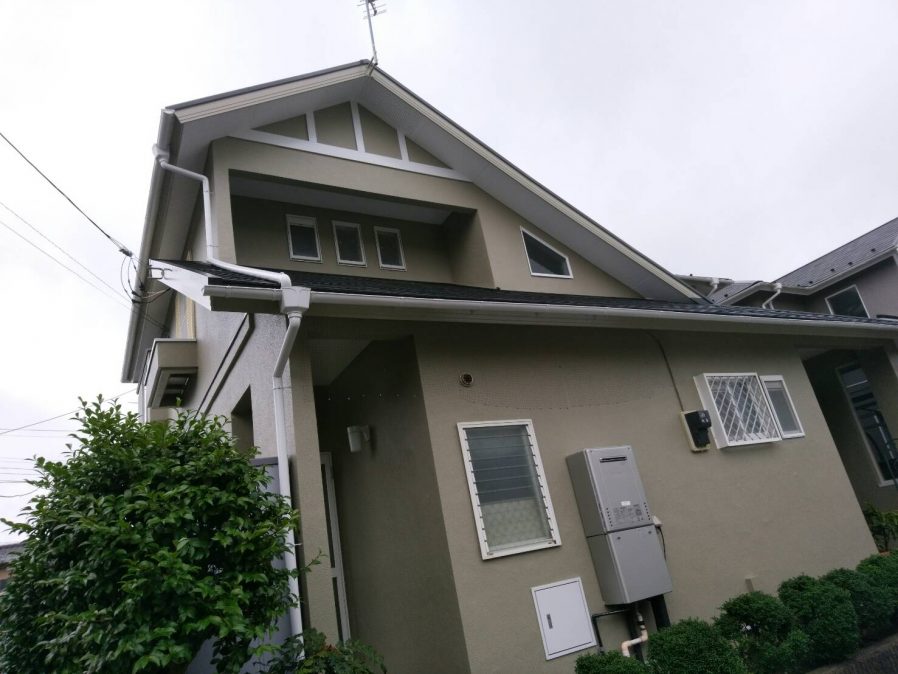 茂原市法目で外壁・屋根塗装工事が完工です。