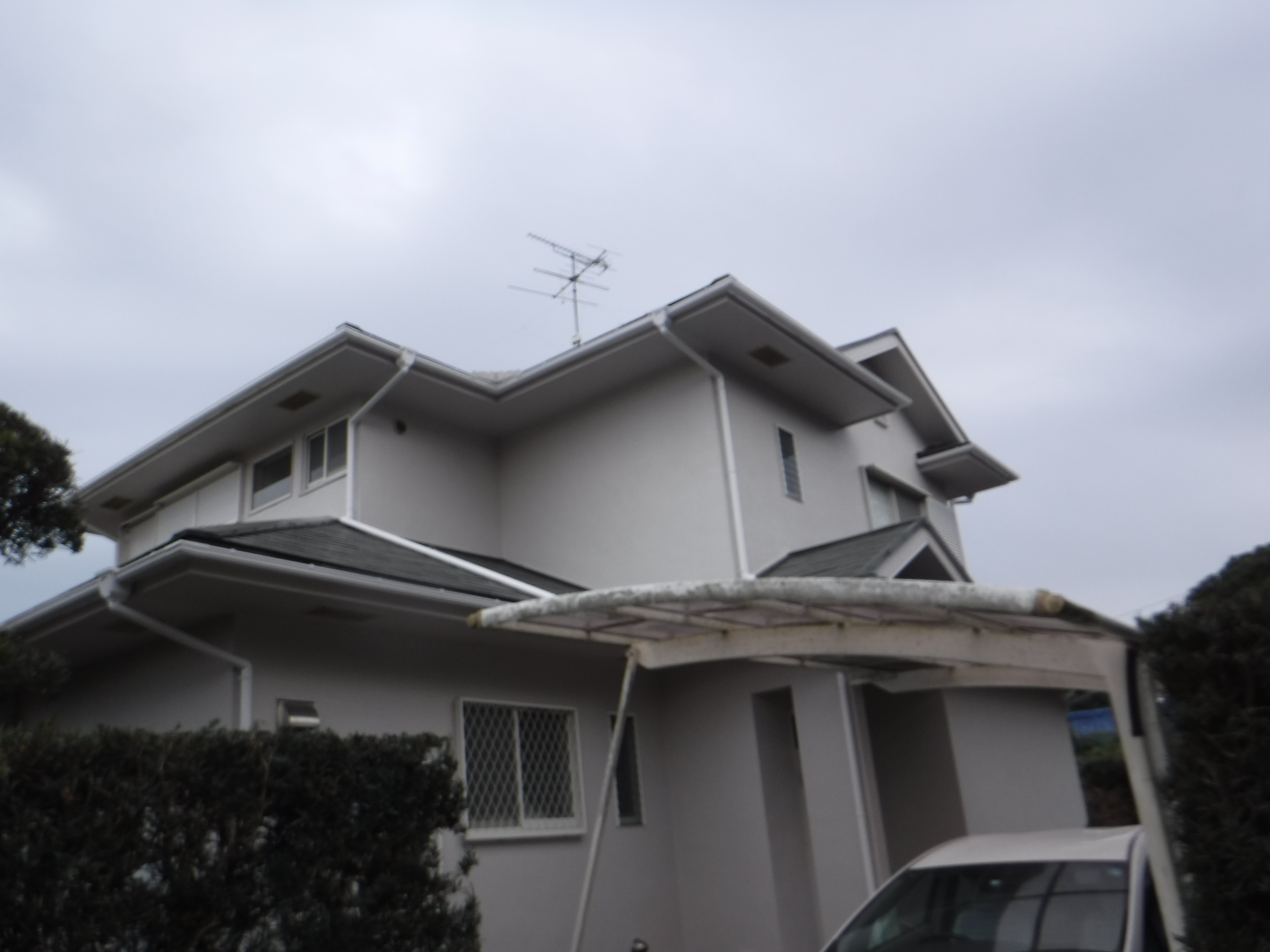 長生郡長生村で外壁・屋根塗装工事が完工です！