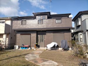 長生村で外壁・屋根塗装工事が完工です。