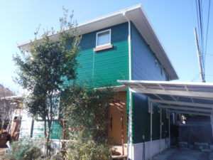 御宿町で外壁・屋根塗装工事が完工です。