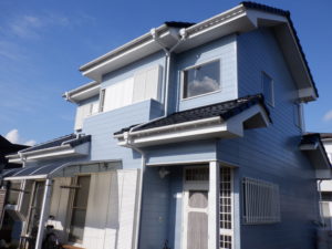 茂原市で外壁塗装・屋根塗装工事が完工です。