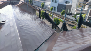 茂原市で屋根塗装工事が完工です。