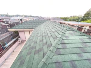 茂原市で屋根カバー工法が完工です。