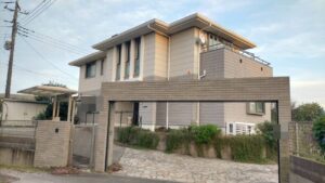 茂原市で外壁塗装工事が完工です。