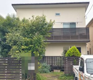 市原市で外壁塗装工事が完工です。