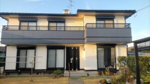 茂原市で外壁塗装工事が完工しました。