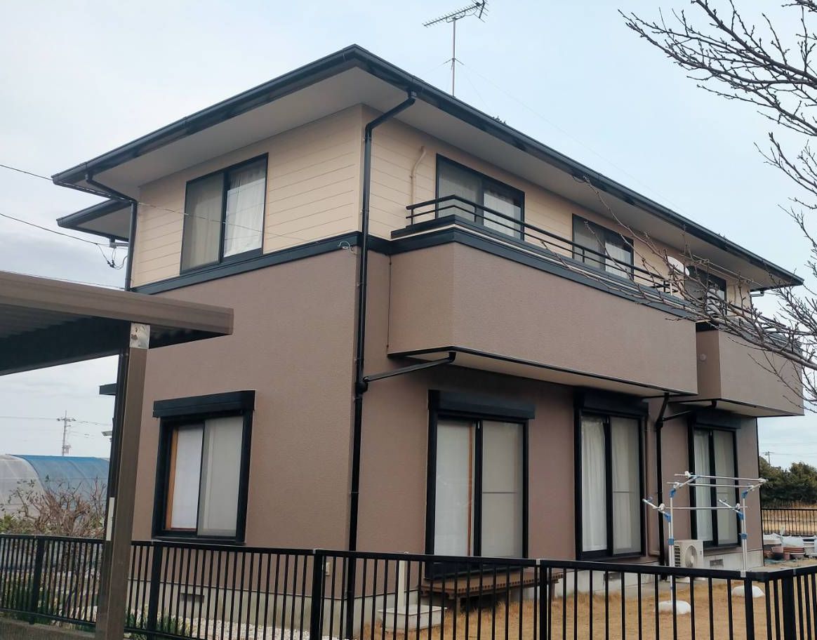 長生郡　積水ハウス　外壁塗装工事・屋根塗装工事