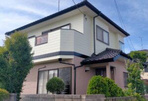 茂原市で外壁塗装工事が完工です。