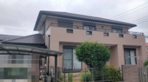 茂原市で外壁塗装工事が完工です。