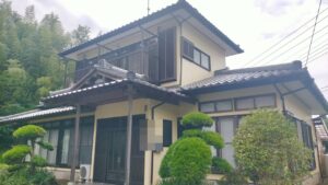 長生郡で外壁塗装工事が完工です。
